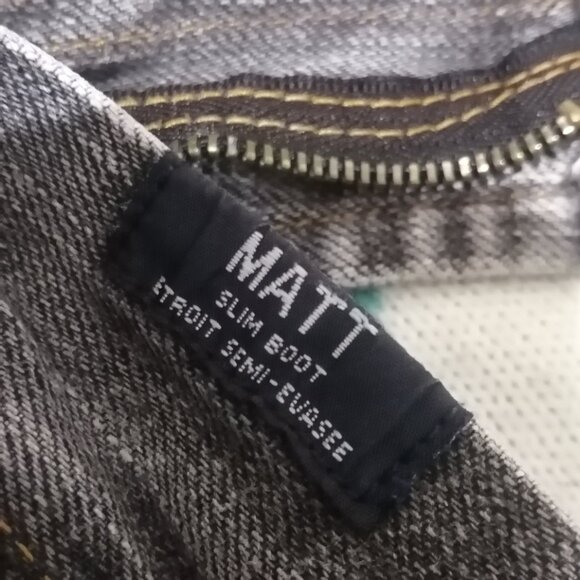 🇨🇦 Bluenotes Jeans, Slim Bootcut "Matt" in Grey, 29x32 - Picture 7 of 8